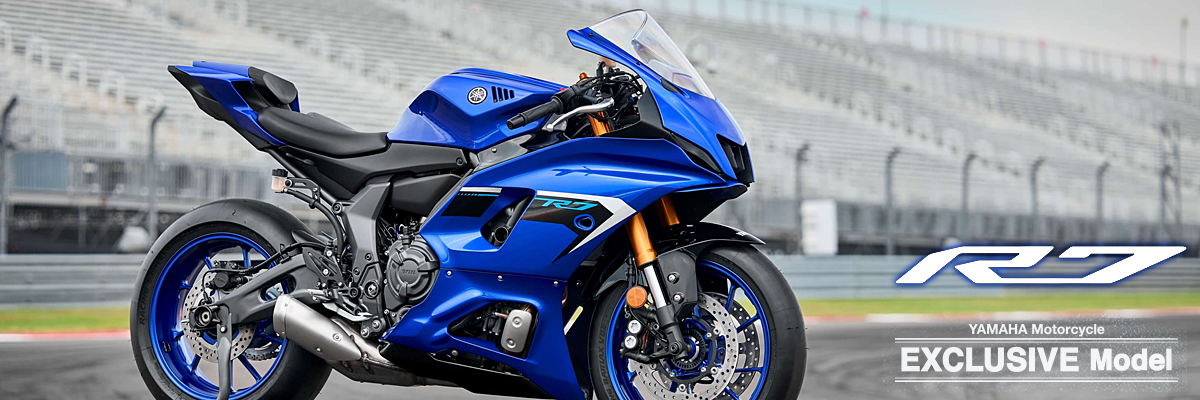 スーパースポーツモデル「YZF-R7 ABS」2025年モデルを発売～レースイメージの"ブルー"と造形美際立つ"マットダークグレー"の2色新採用～